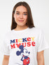 LC Waikiki Crew Neck Mickey Mouse Printed Maternity T-Shirt